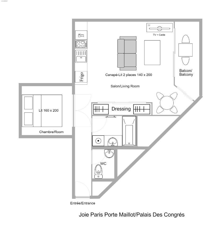 Joie Paris Porte Maillot - Palais Des Congres 塞纳河畔讷伊 外观 照片